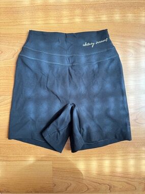 Gymshark Black High-Waist Bike Shorts